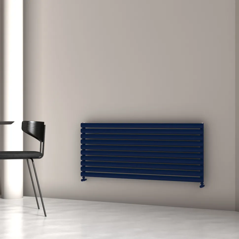 Carisa Tallis XL Oval Single Panel Horizontal Aluminium Radiator