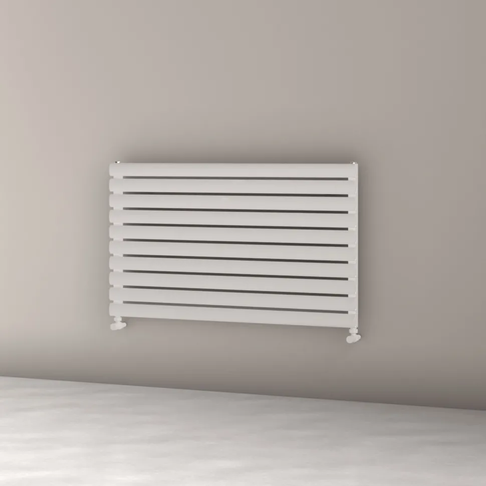 Carisa Tallis XL Oval Single Panel Horizontal Aluminium Radiator