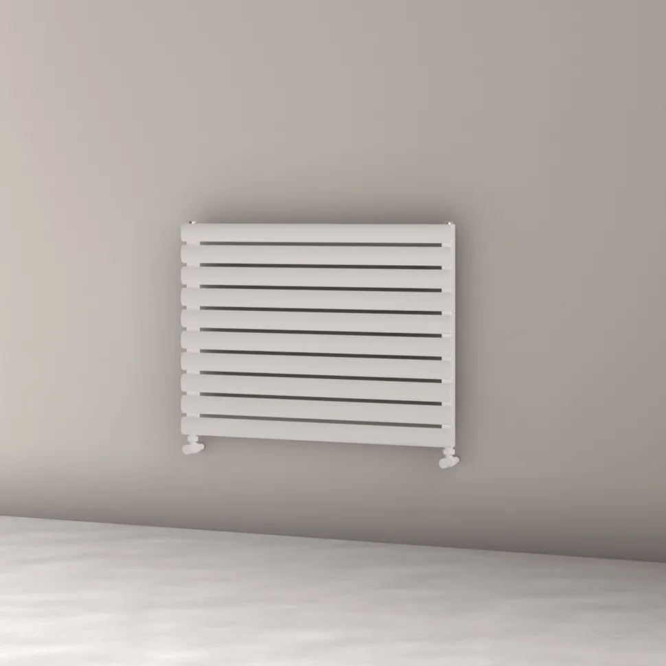 Carisa Tallis XL Oval Single Panel Horizontal Aluminium Radiator