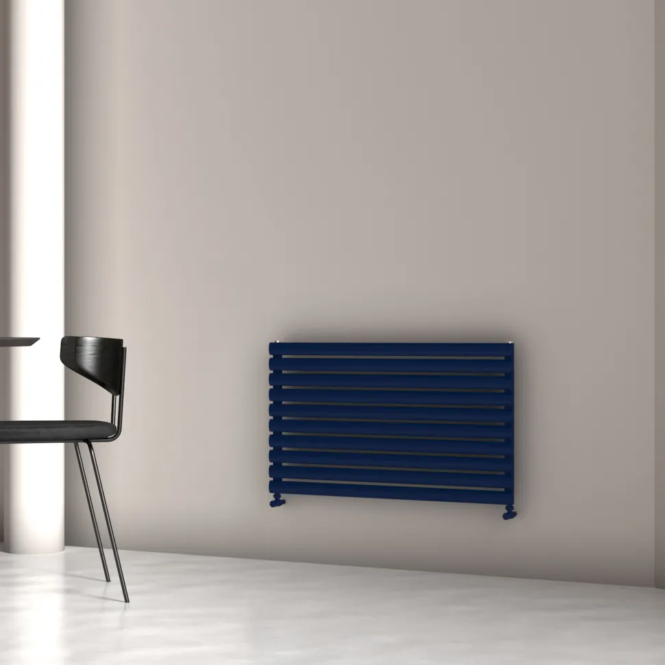 Carisa Tallis XL Oval Single Panel Horizontal Aluminium Radiator