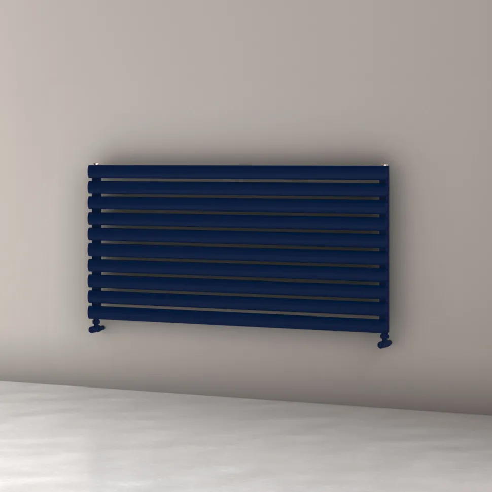 Carisa Tallis XL Oval Single Panel Horizontal Aluminium Radiator