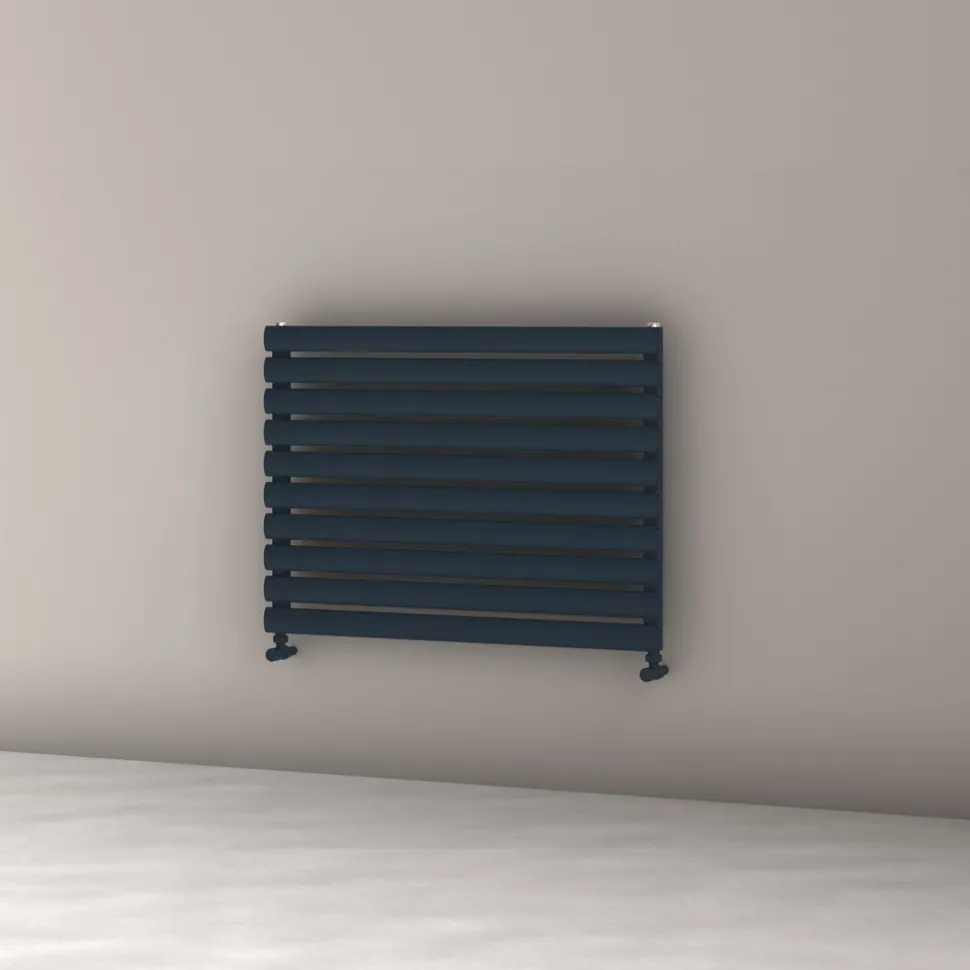 Carisa Tallis XL Oval Single Panel Horizontal Aluminium Radiator