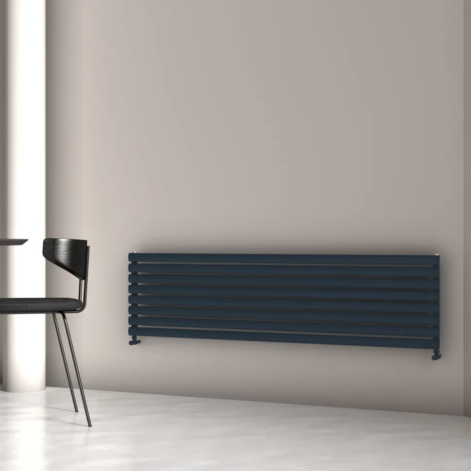 Carisa Tallis XL Oval Single Panel Horizontal Aluminium Radiator