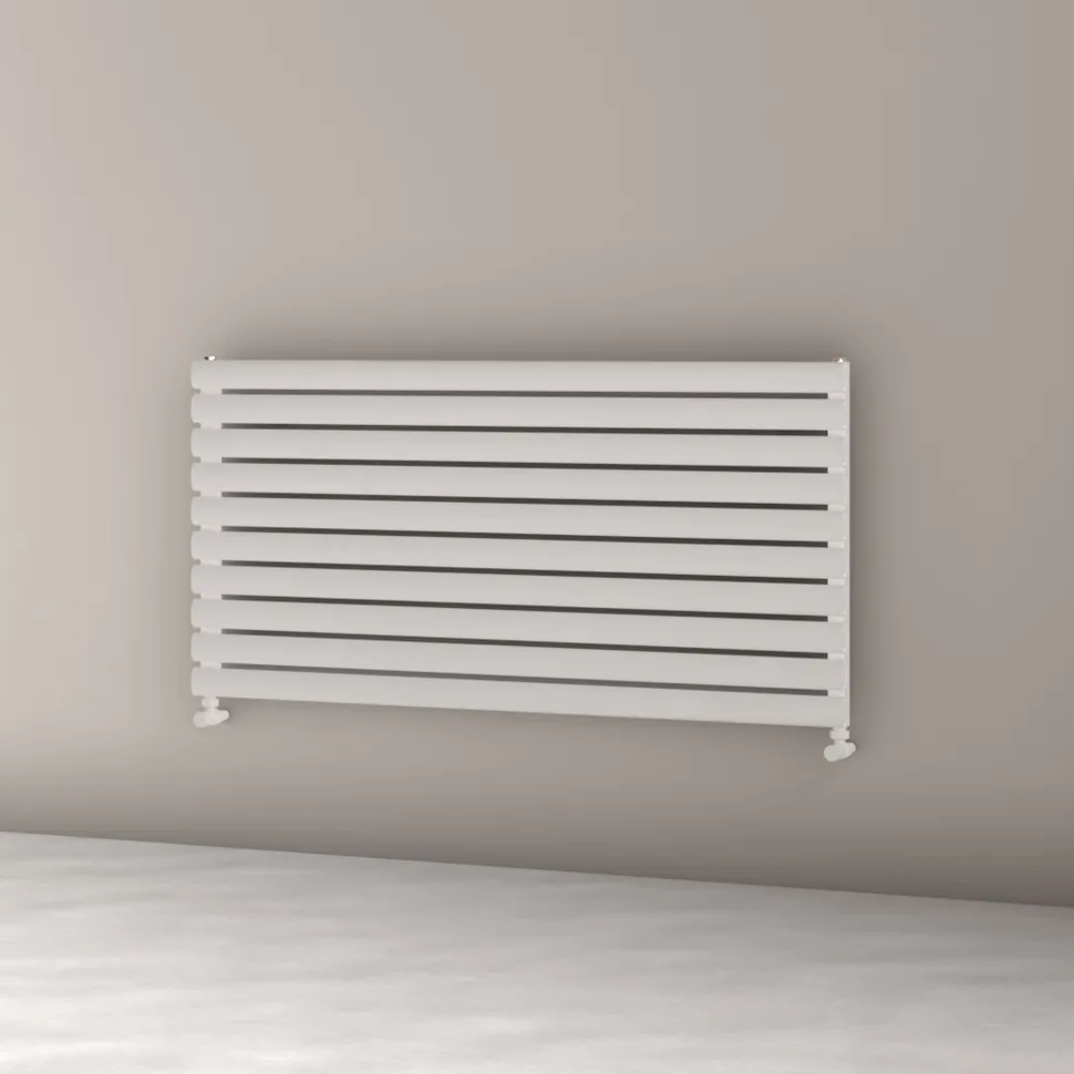 Carisa Tallis XL Oval Single Panel Horizontal Aluminium Radiator