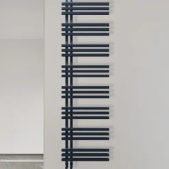 Carisa Terra Offset Aluminium Heated Towel Rail