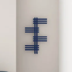 Carisa Unico Offset Aluminium Designer Heated Towel Rail