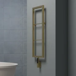Carisa Vero Stainless Steel Designer Electric Heated Towel Rail