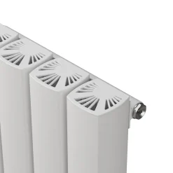 Carisa Vesta Oval Single Panel Vertical Aluminium Radiator