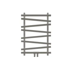 Carisa Vivek Angled Designer Aluminium Heated Towel Rail