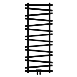 Carisa Vivek Angled Designer Aluminium Heated Towel Rail
