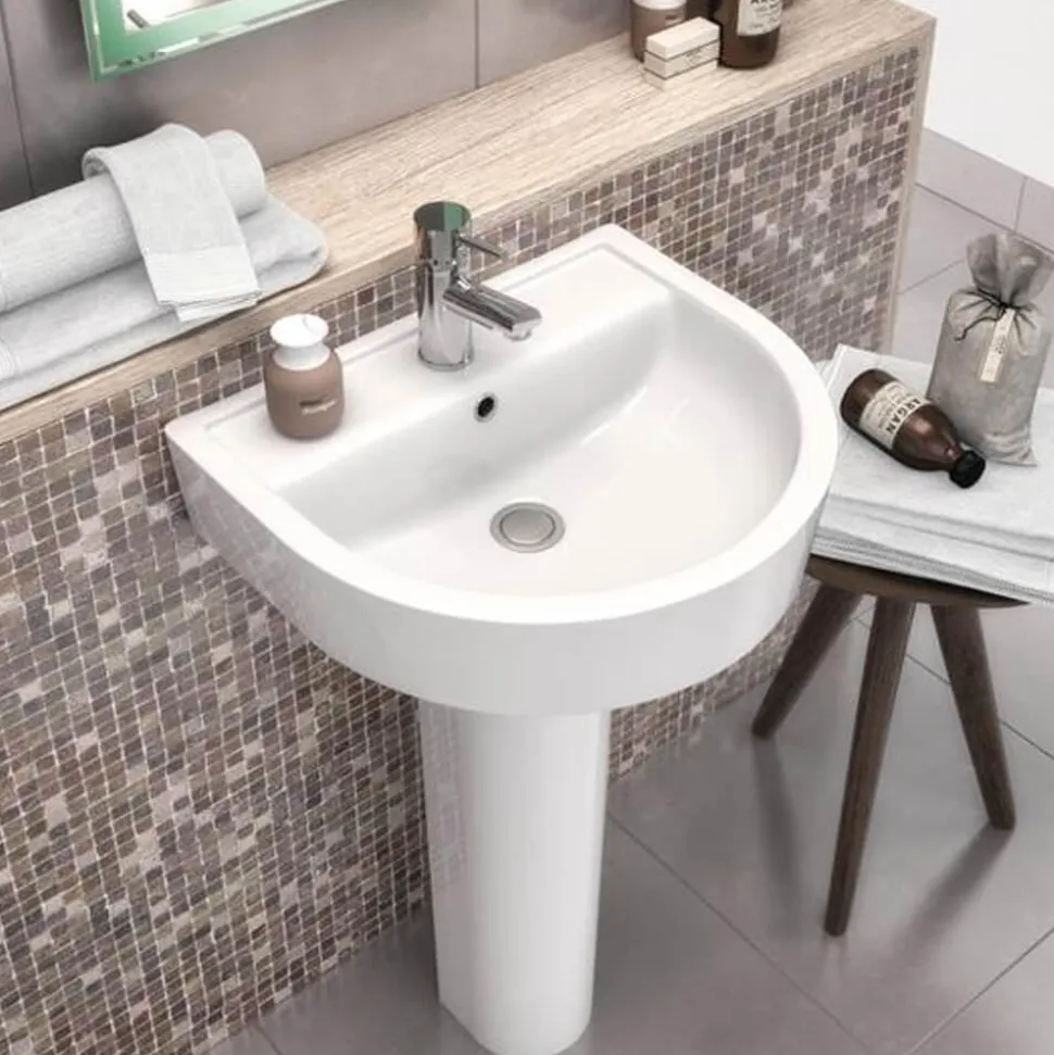 Christine 520mm Basin & Full Pedestal