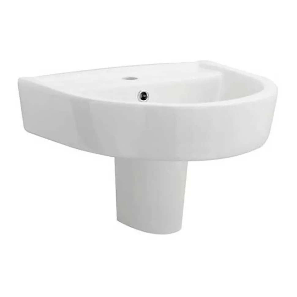 Christine 520mm Semi Pedestal & Basin