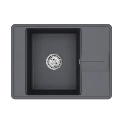 Clearwater Arina 1 Bowl Granite Composite Kitchen Sink with Reversible Drainer - 670 x 500mm