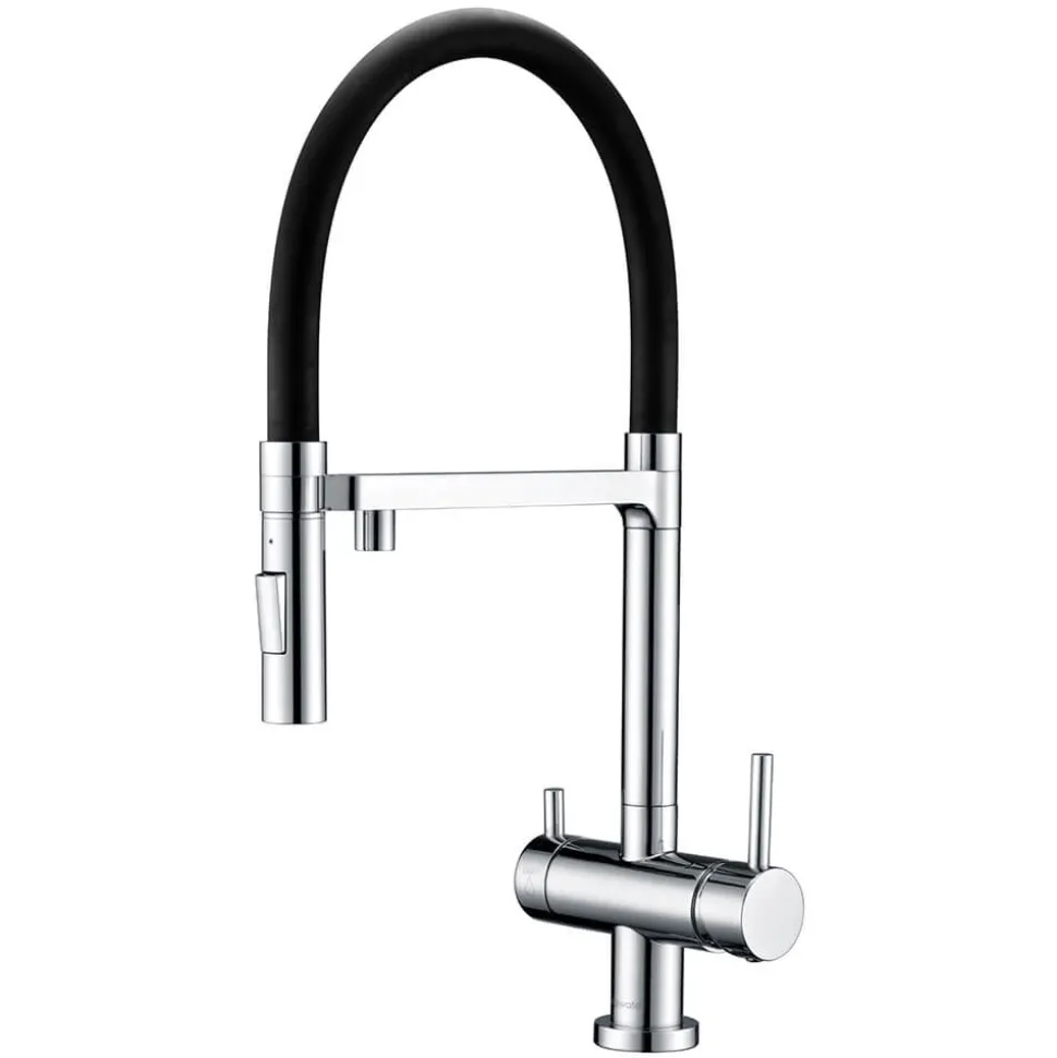 Clearwater Bellatrix Filtered Professional Mono Kitchen Mixer with Detachable Spray & UltraPure Cartridge
