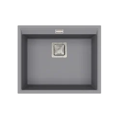 Clearwater Capri 1 Bowl Granite Composite Inset/Undermount Kitchen Sink - 505 x 405mm