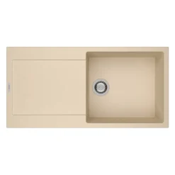 Clearwater Carina 1 Bowl Granite Composite Sink & Waste with Reversible Drainer - 1000 x 500mm