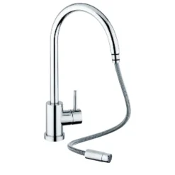 Clearwater Elmira Single Lever Mono Sink Mixer with Swivel Spout & Pull Out Aerator