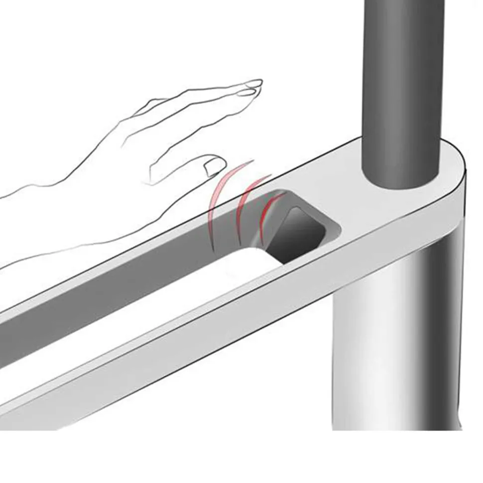 Clearwater Galex Motion WRAS Approved Touchless Single Lever Mono Pull Out Spray Kitchen Mixer