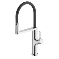 Clearwater Galex WRAS Approved Single Lever Mono Pull Out Spray Kitchen Mixer and Cold Filtered Water Tap with Ultrapure Filter Kit