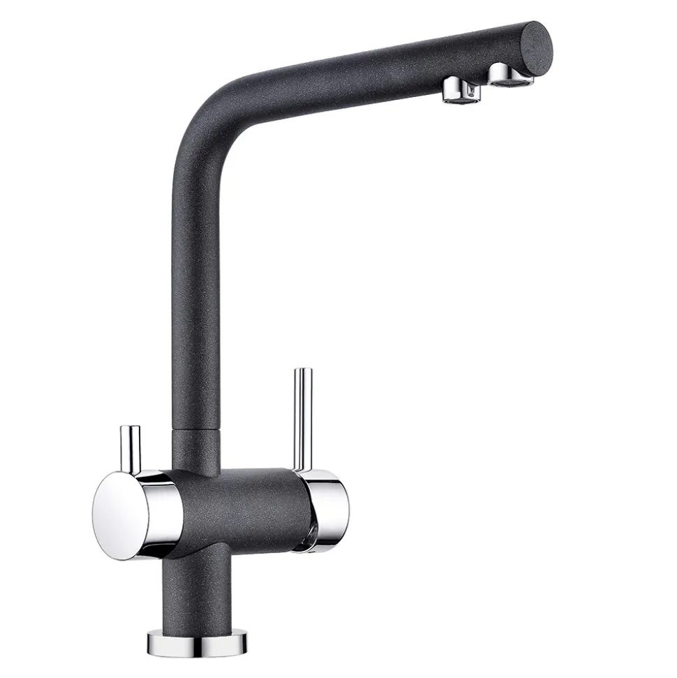 Clearwater Hydra Filtered Mono Kitchen Mixer with Ultrapure Cartridge – Chrome & Nero