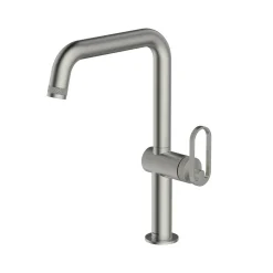Clearwater Juno WRAS Approved Single Lever Industrial-Style Mono Kitchen Mixer Tap