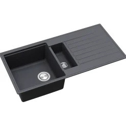 Clearwater Kameo Smart 1.5 Bowl Granite Composite Kitchen Sink - 1000 x 500mm