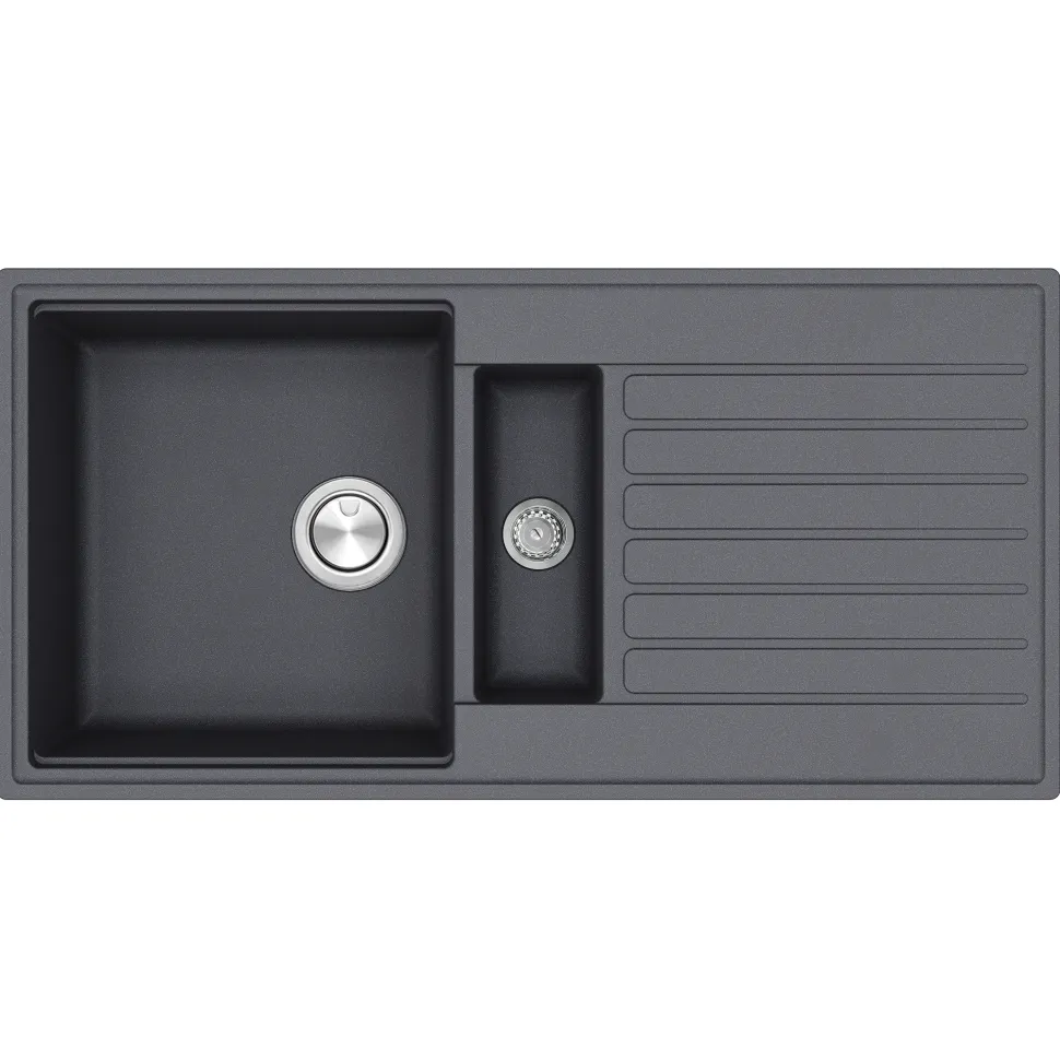 Clearwater Kameo Smart 1.5 Bowl Granite Composite Kitchen Sink - 1000 x 500mm
