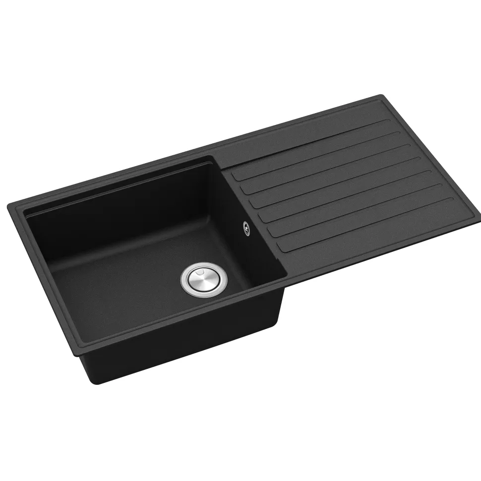 Clearwater Kameo Smart 1 Bowl Granite Composite Kitchen Sink - 1000 x 500mm