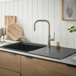 Clearwater Kameo Smart 1 Bowl Granite Composite Kitchen Sink - 1000 x 500mm