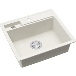 Clearwater Kameo-X Smart 1 Bowl Granite Composite Inset/Undermount Kitchen Sink & Waste Kit - 560 x 500mm