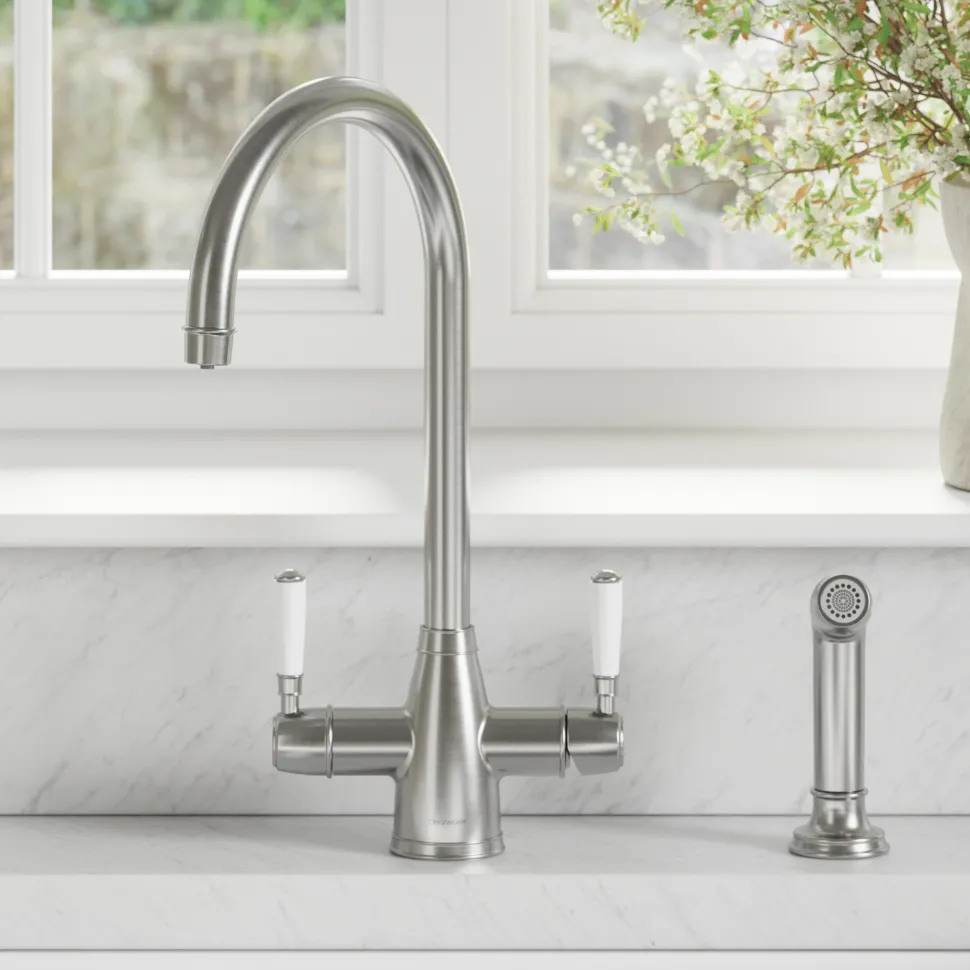Clearwater Longdon 4-in-1 Instant Boiling Water Tap with Rinse