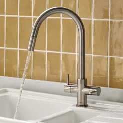Clearwater Loreto Pull Out Kitchen Mixer Tap