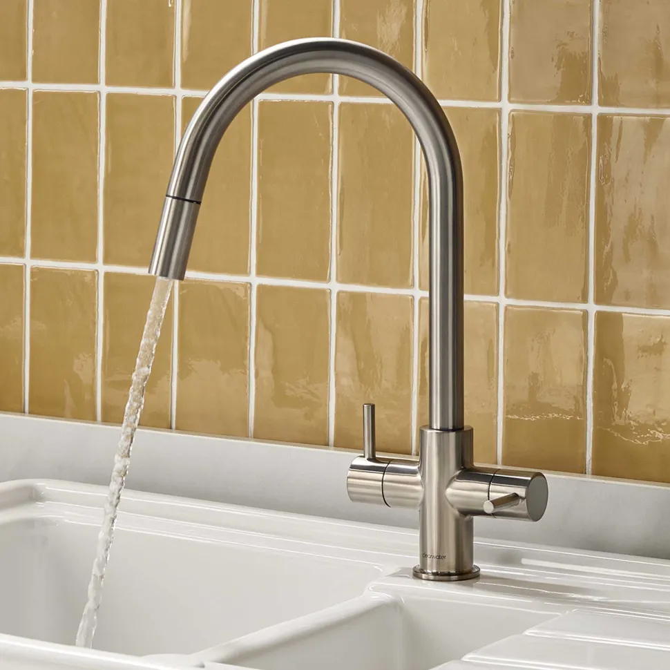 Clearwater Loreto Pull Out Kitchen Mixer Tap