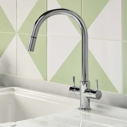 Clearwater Loreto Pull Out Kitchen Mixer Tap