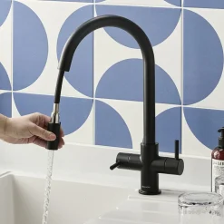 Clearwater Loreto Pull Out Kitchen Mixer Tap