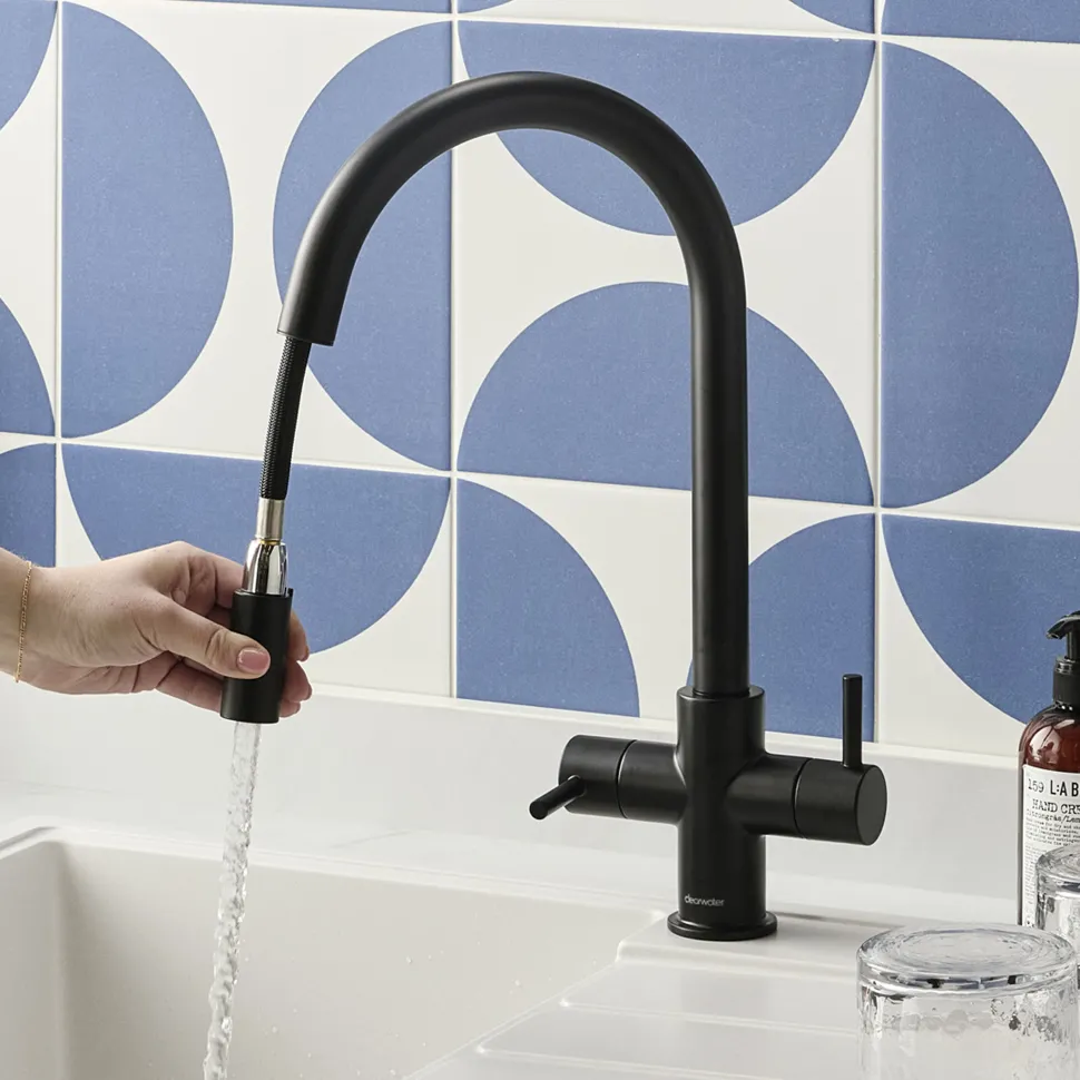 Clearwater Loreto Pull Out Kitchen Mixer Tap