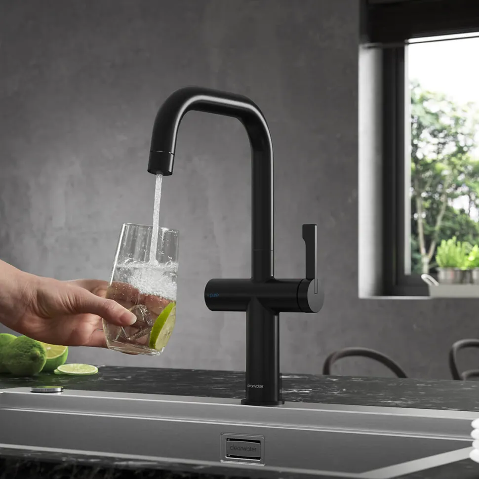 Clearwater Mariner WRAS Approved Single Lever Mono Kitchen Mixer and Cold Filtered Water Tap