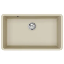 Clearwater Nova 1 Bowl Granite Composite Inset/Undermount Kitchen Sink - 810 x 480mm