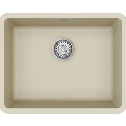 Clearwater Nova 1 Bowl Granite Composite Inset/Undermount Kitchen Sink - 585 x 460mm
