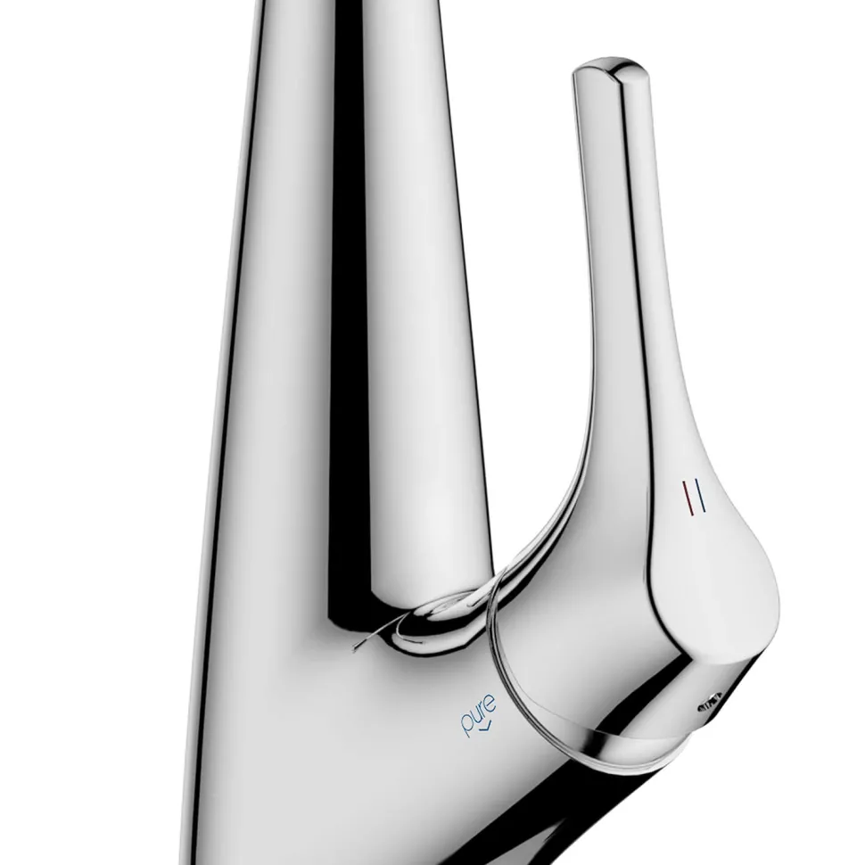Clearwater Rosetta WRAS Approved Single Lever Mono Pull Out Spray Kitchen Mixer and Cold Filtered Water Tap