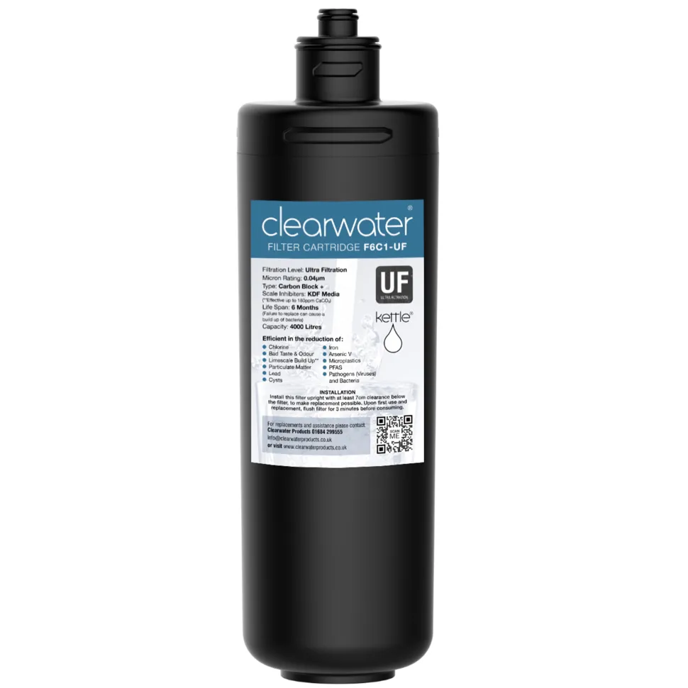 Clearwater Rosetta WRAS Approved Single Lever Mono Pull Out Spray Kitchen Mixer and Cold Filtered Water Tap