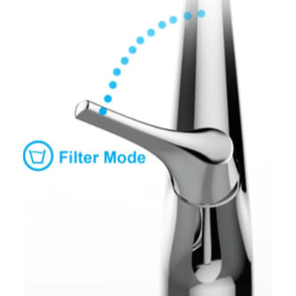 Clearwater Rosetta WRAS Approved Single Lever Mono Pull Out Spray Kitchen Mixer and Cold Filtered Water Tap