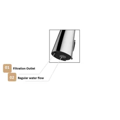 Clearwater Rosetta WRAS Approved Single Lever Mono Pull Out Spray Kitchen Mixer and Cold Filtered Water Tap