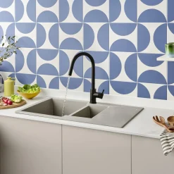 Clearwater Vesta 1.5 Bowl Kitchen Sink with Reversible Drainer - 800 x 500mm