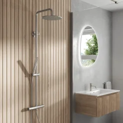 Core Exposed Thermostatic Rigid Riser Shower Kit
