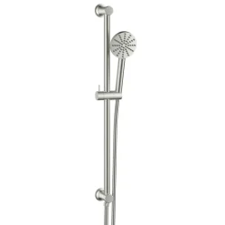Core Fluted Slide Rail Shower Kit, Shower Handset & Hose with Integrated Elbow