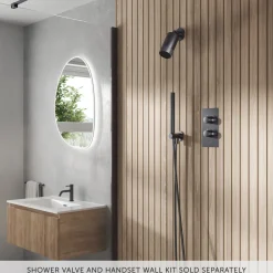 Core Fluted Spotlight Shower Head
