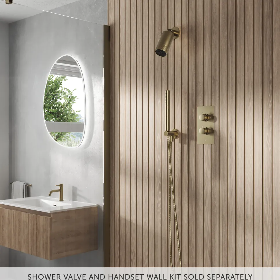 Core Fluted Spotlight Shower Head
