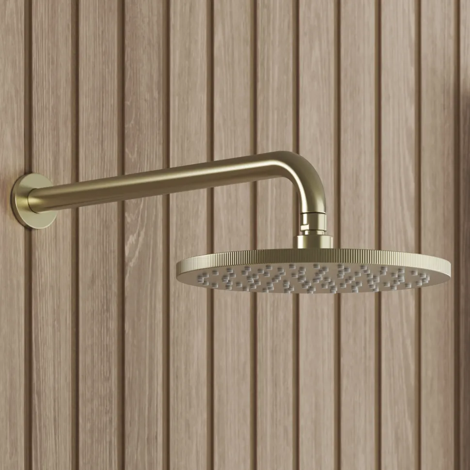 Core 1 Outlet Concealed Shower Valve & Wall Mounted Fixed Shower Head