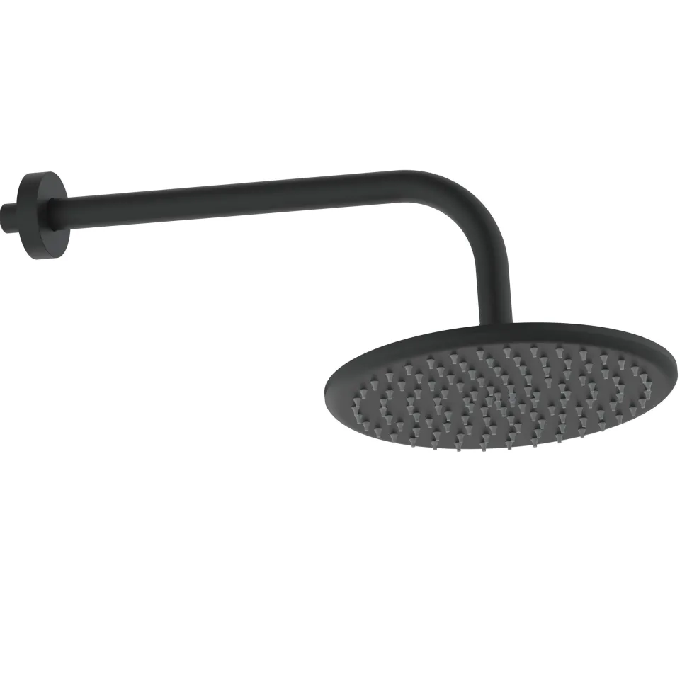 Core 1 Outlet Concealed Shower Valve & Wall Mounted Fixed Shower Head